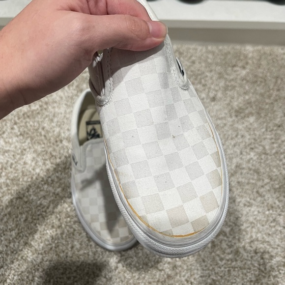 White Checkered Vans - Picture 4 of 7